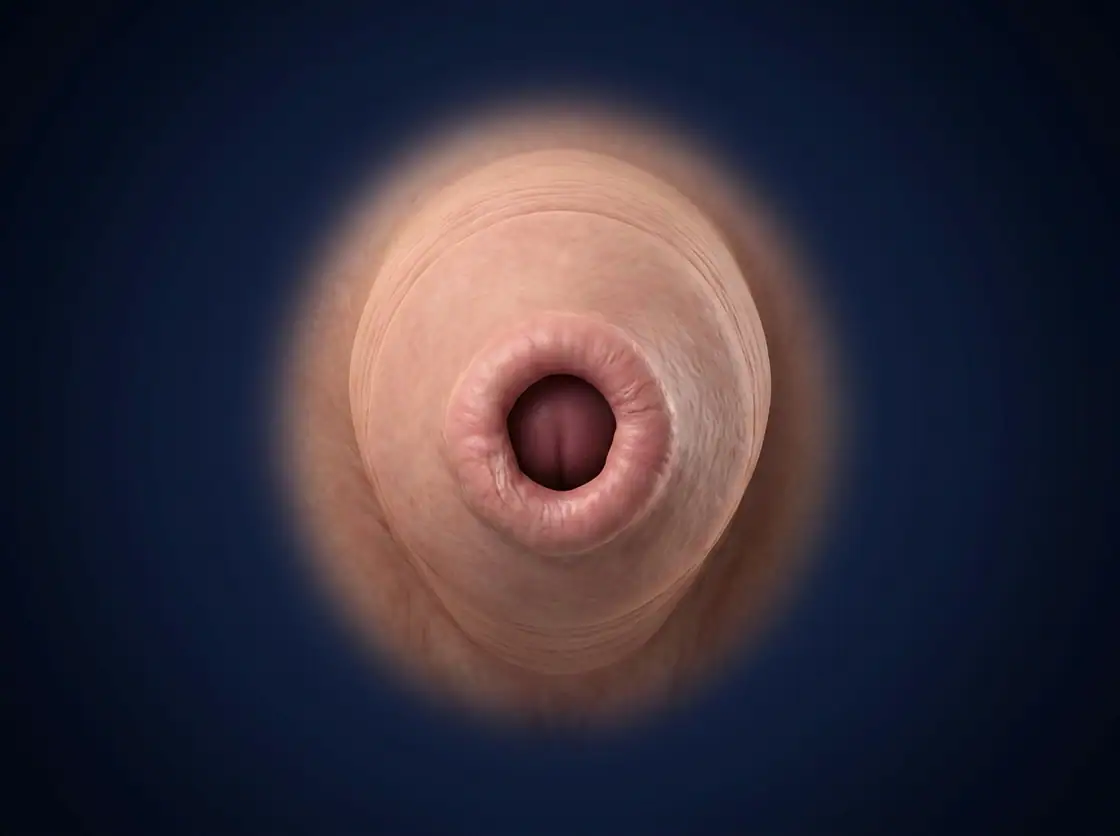 Ilustração — Postectomia (Cirurgia de Fimose)