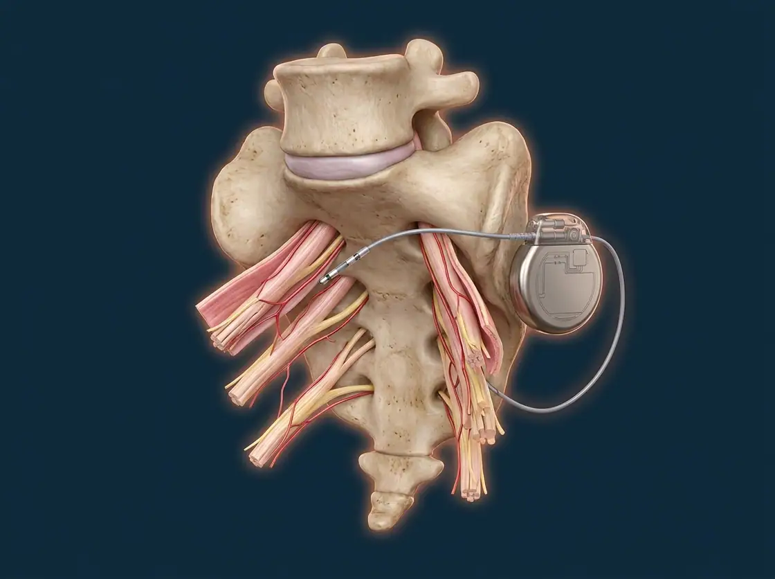 Ilustração — Neuromodulação Sacral